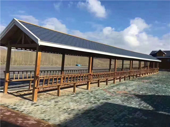 四川防腐木長廊